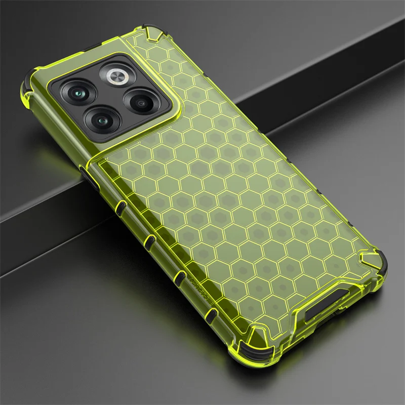 

For OnePlus 10T 5G Case Transparent Armor Protection PC + TPU Back Cover for One Plus 10 T Oneplus10T Soft Bumper Phone Cases