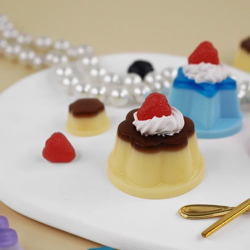 DIY кристалл капля клей смола УФ пудинг кошка кролик любовь брелок зеркало