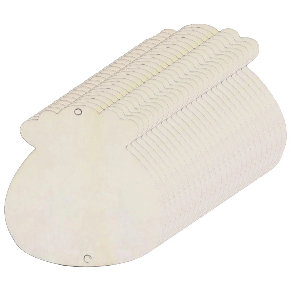 

25Pcs Wood Cutouts Wooden Slices Discs Blank Wood Signs Tags for Birthday Wedding Festival