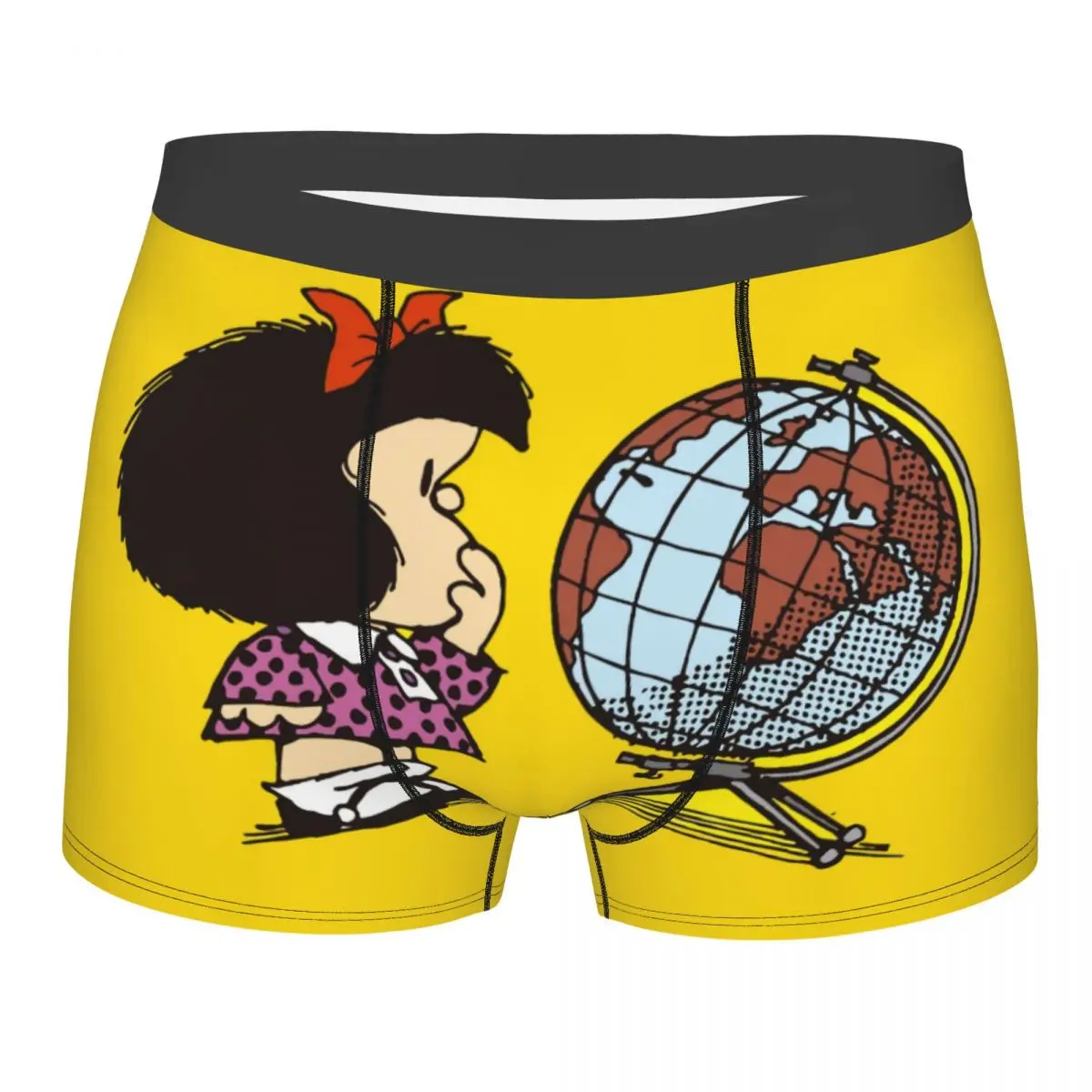 Пользовательские мужские забавные Mafalda аниме нижнее белье комиксы мультфильм