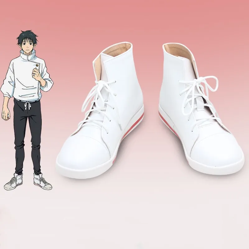 

Белые ботинки для косплея из аниме «джутсу», сапоги для Хэллоуина, карнавала, вечеринки, униформы из мультфильма для женщин и мужчин, аксессуар