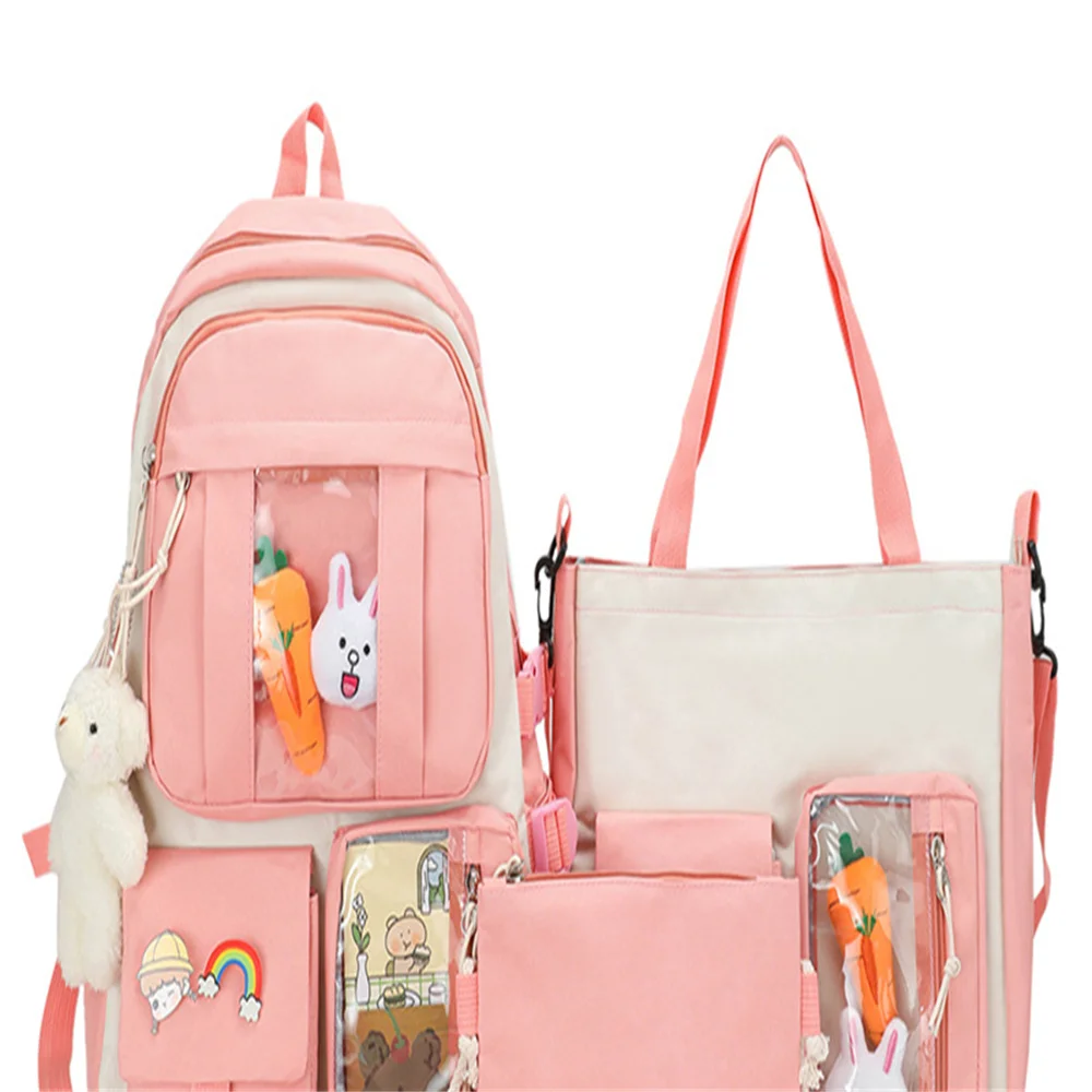 Легкий милый рюкзак для девочек учеников начальной школы от 3 до 6 классов с