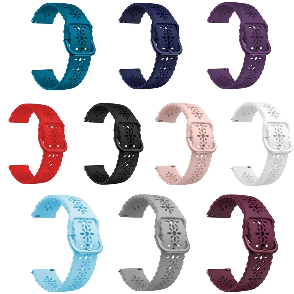 Silicone Watchbands for Samsung Galaxy Watch 3/4,20mm 22mm universal Strap for Samsung galaxy watch 4 /watch5/ 5 pro Watch Strap