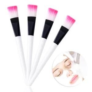 1/5pcs Fiber Mask Brush Makeup Brush Eye Face Skin Care Mask Applicator Cosmetic Mask Brush Tool Whi