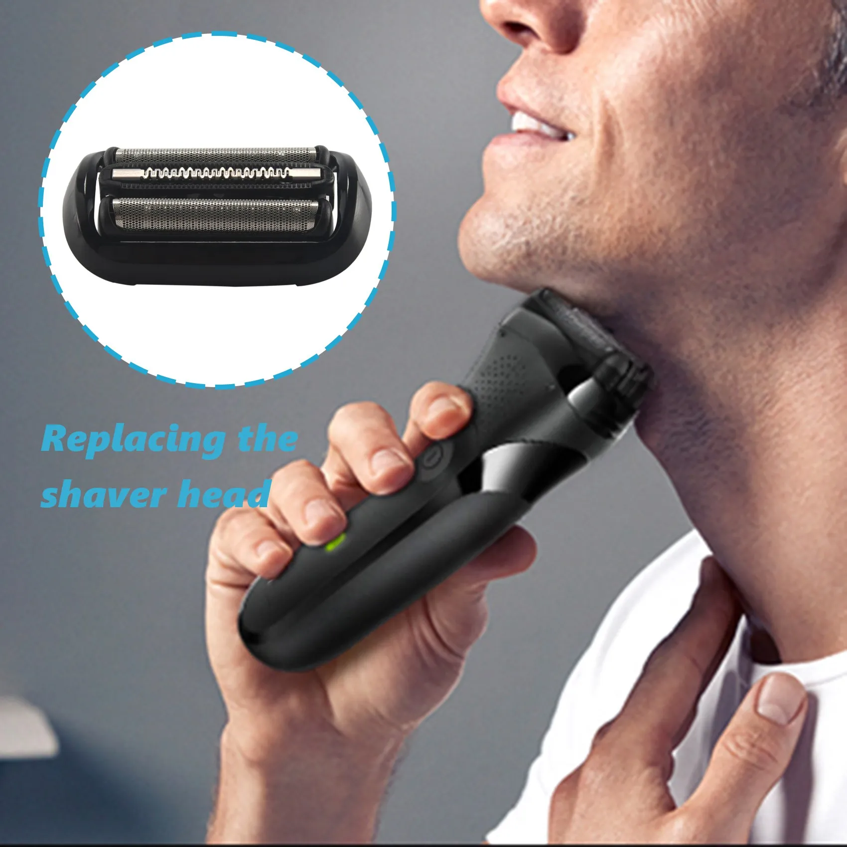 Сменная фотоголовка для Braun 53B Series 5-6 50-R1000S 50-B1300S 50-R1320S 50-R1300S 50-M4000Cs лезвие бритвы