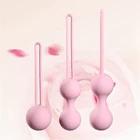 Шарик Кегеля силиконовый для укрепления влагалища, вагинальные шарики Geisha Balls, интимные игрушки для женщин