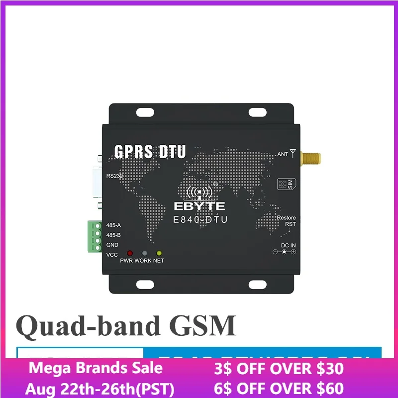 E840-DTU(GPRS-03) GPRS модуль приемопередатчика RS232 RS485 GSM беспроводной передатчик