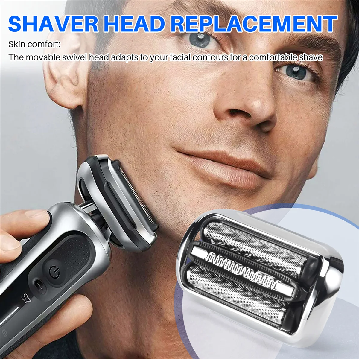 Сменная головка электробритвы для Braun 73S Series 7 70-N1300S 70-S4200Cs 70-B7200Cc 70-N4300Cs 70-B4320Cs 70-S7300Cc