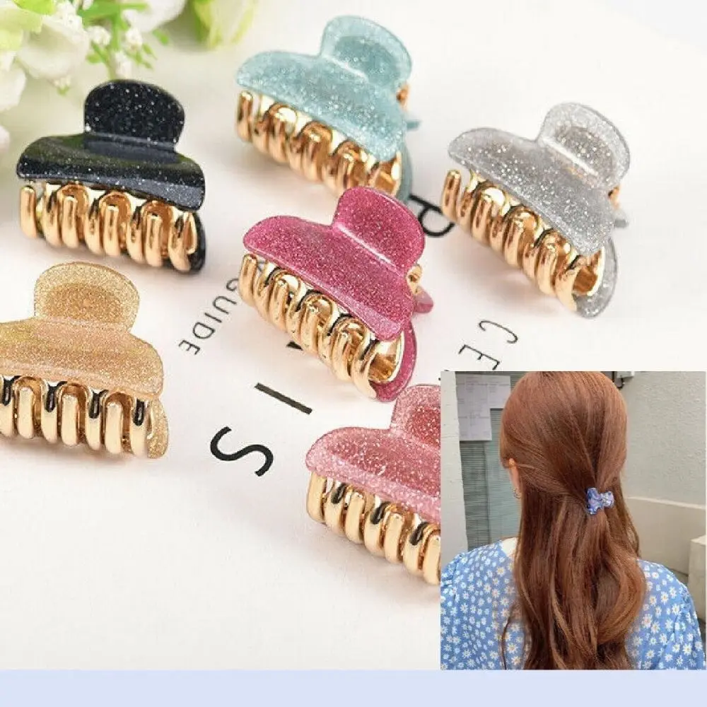 

Fashion Small Acrylic Hair Clip Hair Claws Clamp Butterfly Hair Clip Hairpin Clamp Women Styling Tools