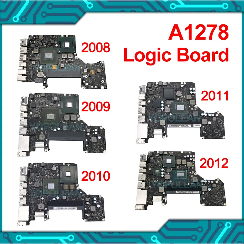 Оригинальная материнская плата A1278 для Macbook Pro 13 &quot i5 2 5 ГГц i7 9 2008 2009 2010 2011 2012 лет |