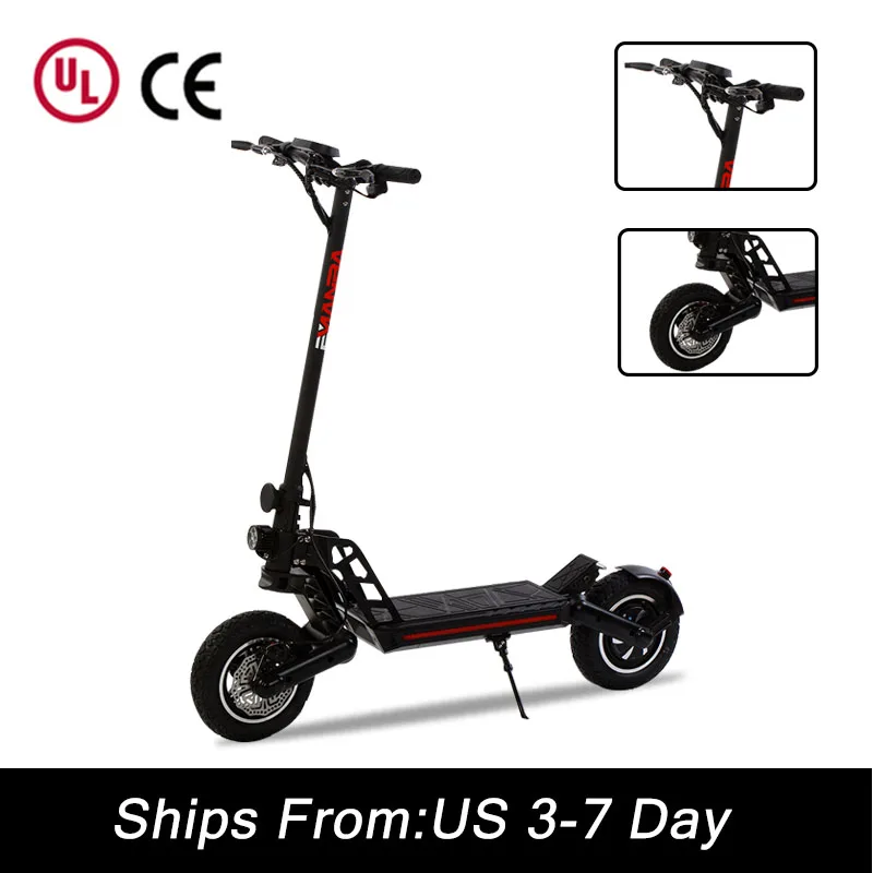 Мощный электрический скутер 45 км/ч светильник портативный моторный колесный 48 в