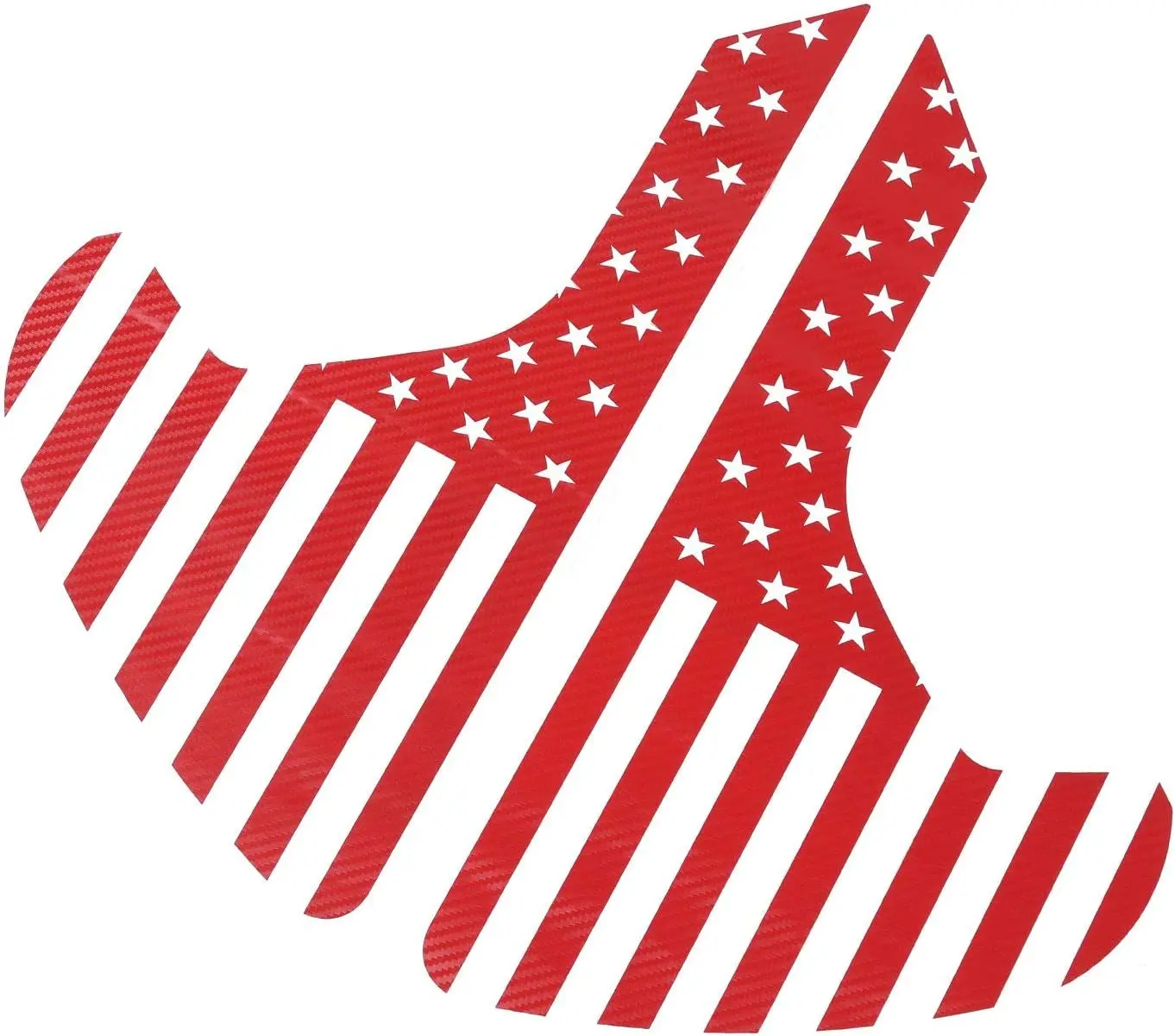 Автомобильные виниловые наклейки с американским флагом на вентиляционное