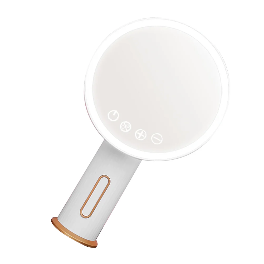 

1Pc Portable Magnifying Mirror Lighted Dormitory Mirror Lighted Vanity Mirror Countertop Mirrors Tabletop Mirror
