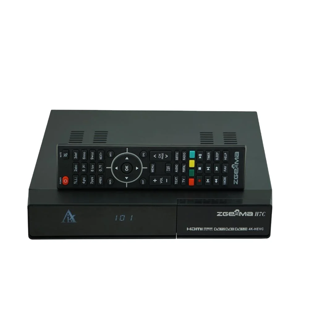 Спутниковый ТВ-ресивер 4k UHD dvb s2x/s2 + двойной t2 / c zgemma h7c