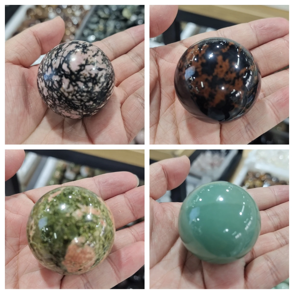 

4cm Natural Crystal Ball Magic Divination Gemstone Sphere Energy Healing Chakra Quartz Decoration