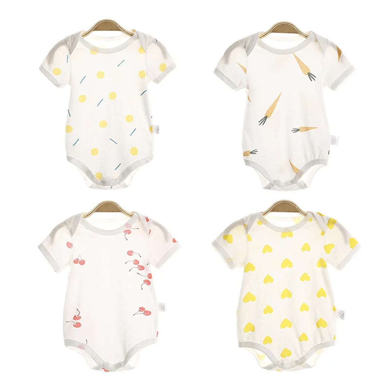 2piece/lot 0-12m baby romper baby summer clothes baby boy clothes  baby girls outfit pure cotton kids clothes baby onesies