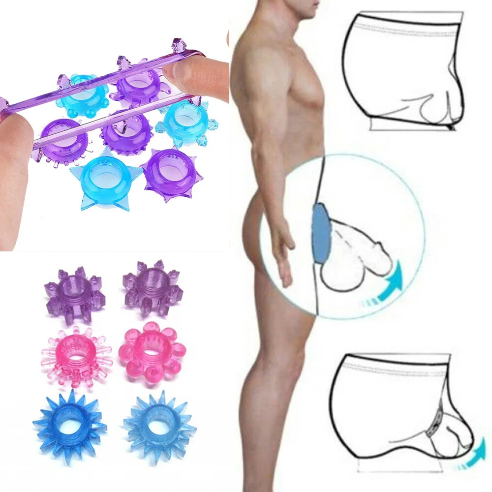 

Mens Sexy Rings Crystal Transparent Durable Ejaculation Rings Good Stretchy High Elastic Male Delay Men Hot Sale