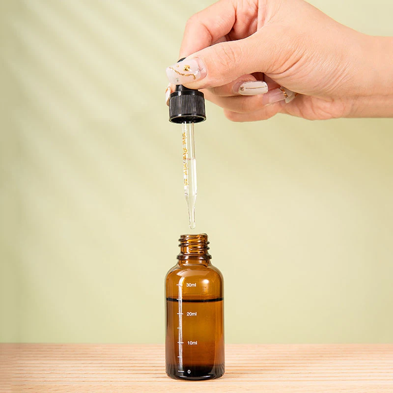 5 мл-100 мл бутылки-капельницы со шкалой реагент капли для глаз янтарное стекло