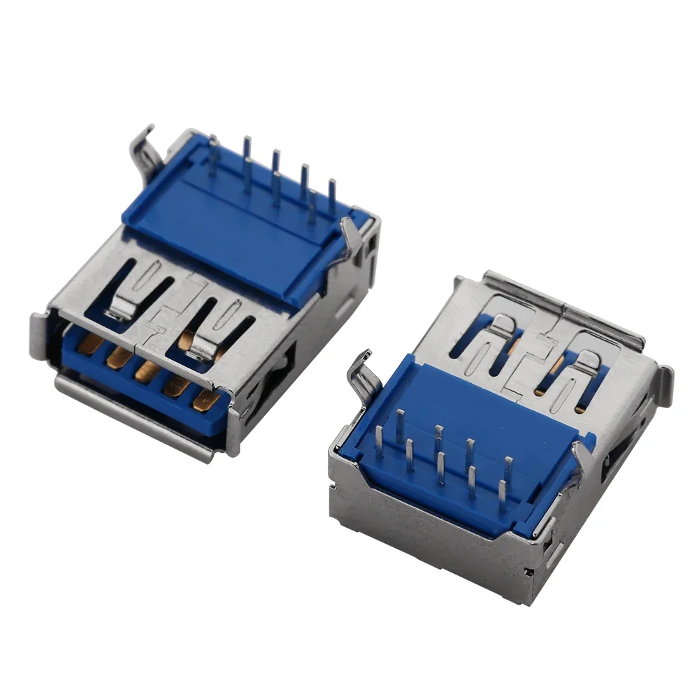 Лидер продаж USB Тип A Стандартный порт Женский разъем для пайки Разъем печатной