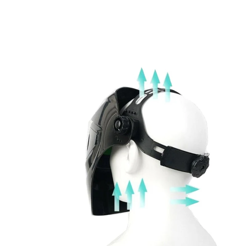 Welding Helmet Solar Automatic Variable Light Mask Chameleon Large View True Color Auto Darkening Dimming Glasses | Инструменты