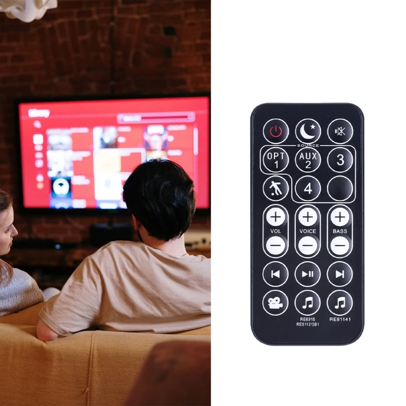 RE69151 Пульт дистанционного управления Soundbar Сменный пульт дистанционного управления ABS Простое управление