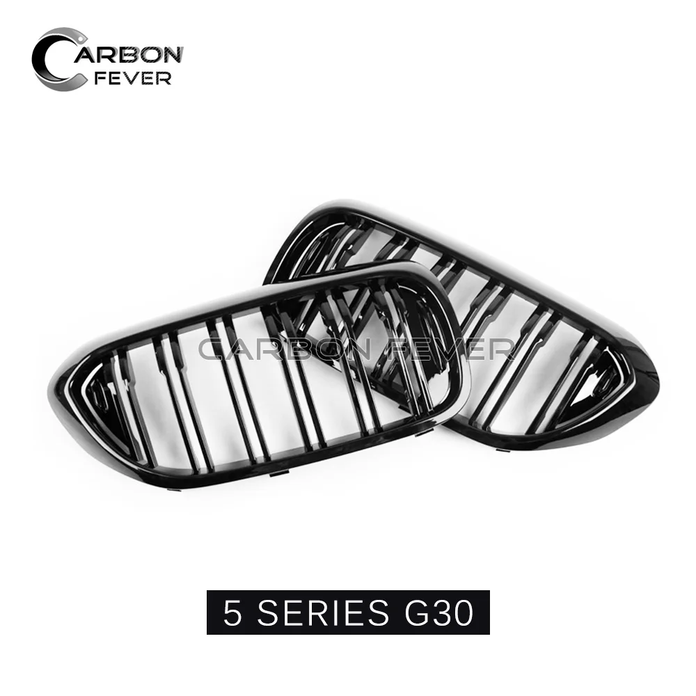 Gloss Black front Hoop Kidney Grille Racing Grill for BMW G30 G31 5 Series Sedan Wagon &amp F90 M5 2017 2018 2019 Pre-LCI ABS | Автомобили