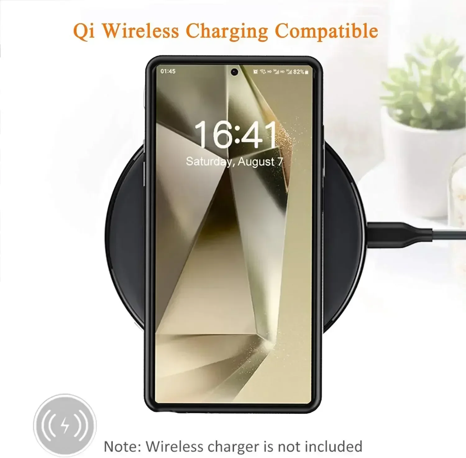 Фото Новый беспроводной чехол 10000 мАч для Magsafe Power Case для Samsung Galaxy S24 S22 S23 Ultra S24 Plus A54 A55 A35, чехол-зарядное устройство Bank №5