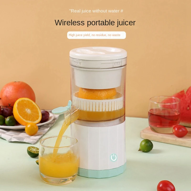 

Portable USB Orange Juicer Household Juicer Machine Mini Juicer Cup Electric Juicer 45W Wireless Slow Juicer