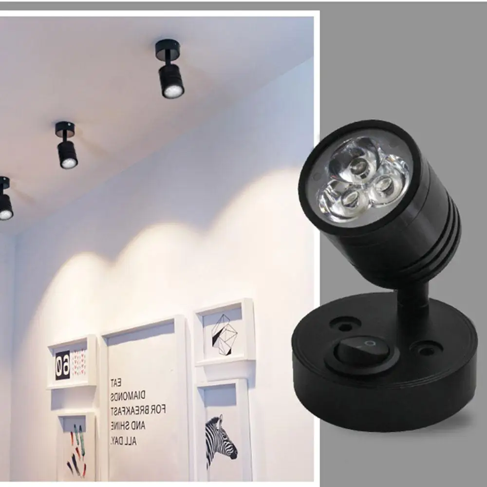LED Ceiling Light DC12V Adjusted 180 ° Spotlight Household Wall Light Study Room Bedroom Corridor Aisle Flats Stairs Indoor Lamp