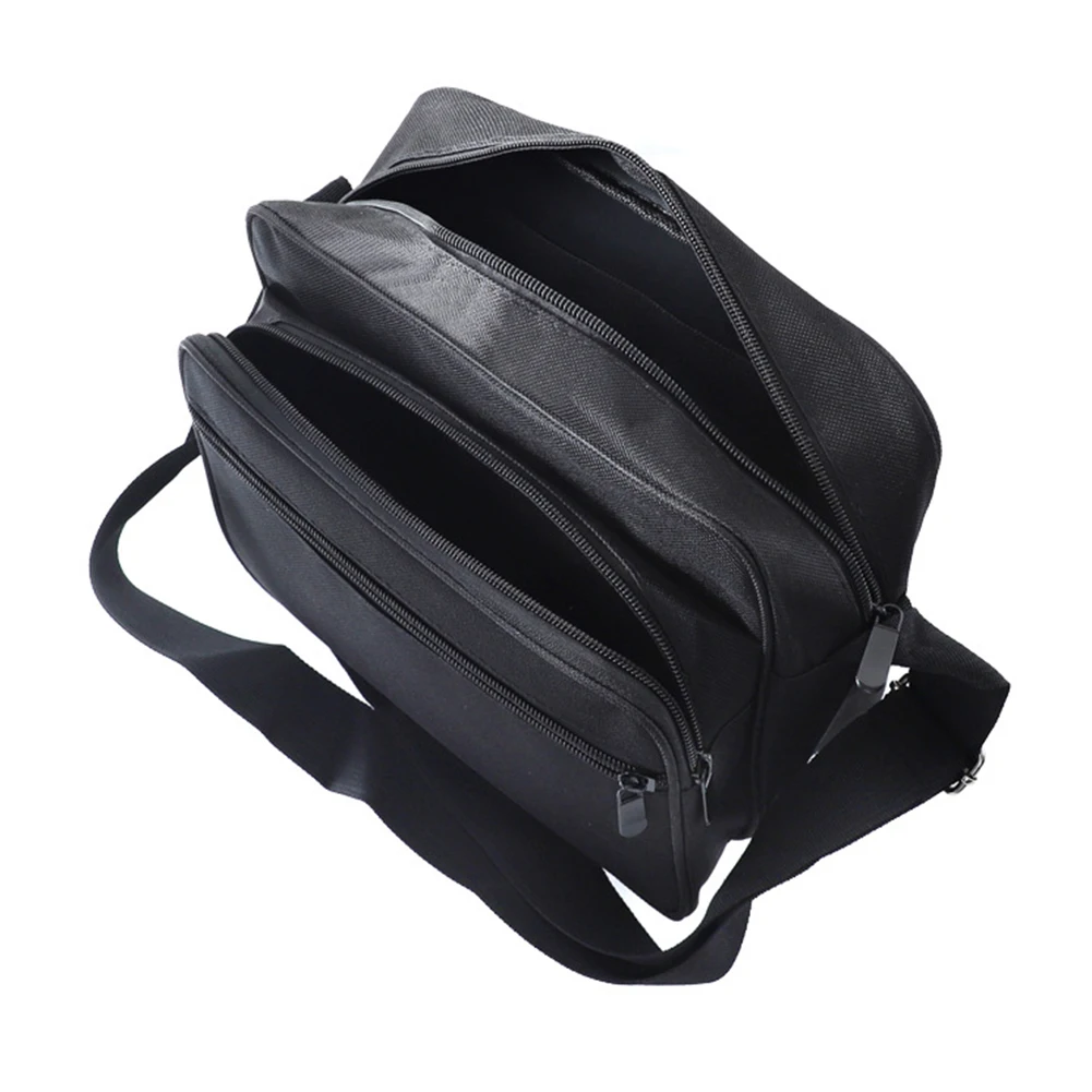 

1 Pc Electrician Tool Bag Storage Pouch 24x12x19cm Large Capacity Single Shoulder Organizer Canvas Portable Storage Toolkit