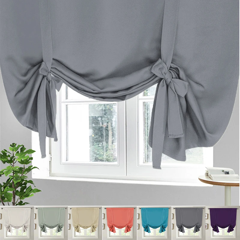 

Чистый Цвет бант занавес простой светильник Роскошная Затемняющая штора занавес Бесшумная теплоизоляция многоцелевой занавес s