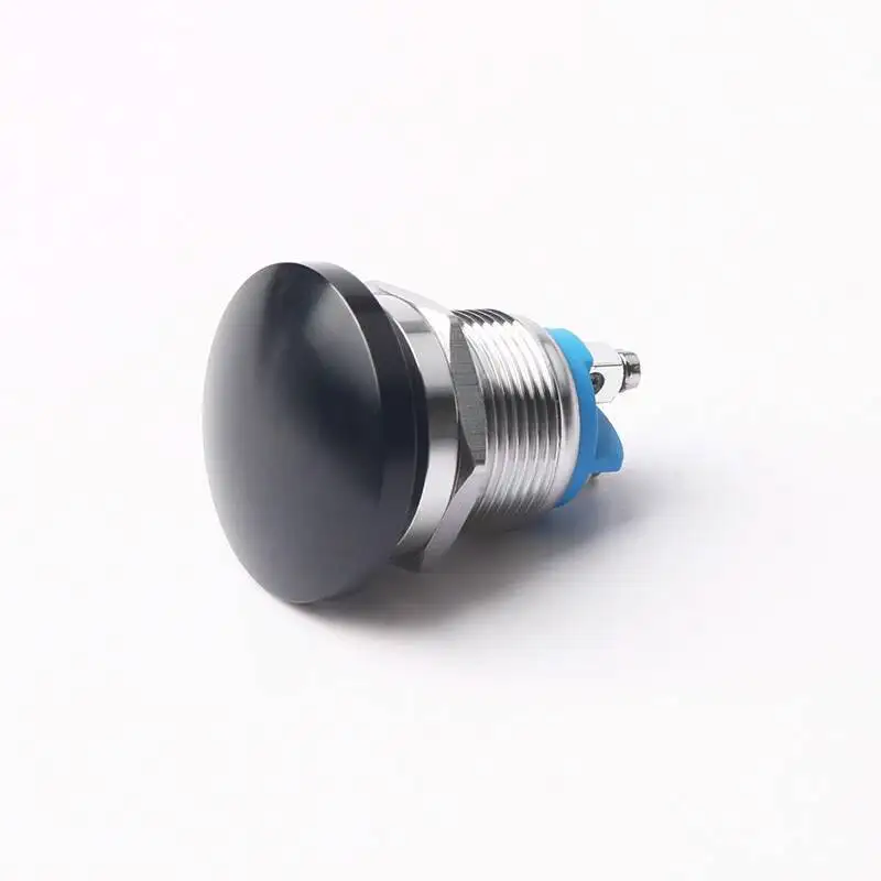16 мм/19 мм/22 мм металлическая кнопка цвет грибовидная головка самосброс винт ножка водонепроницаемый выключатель питания