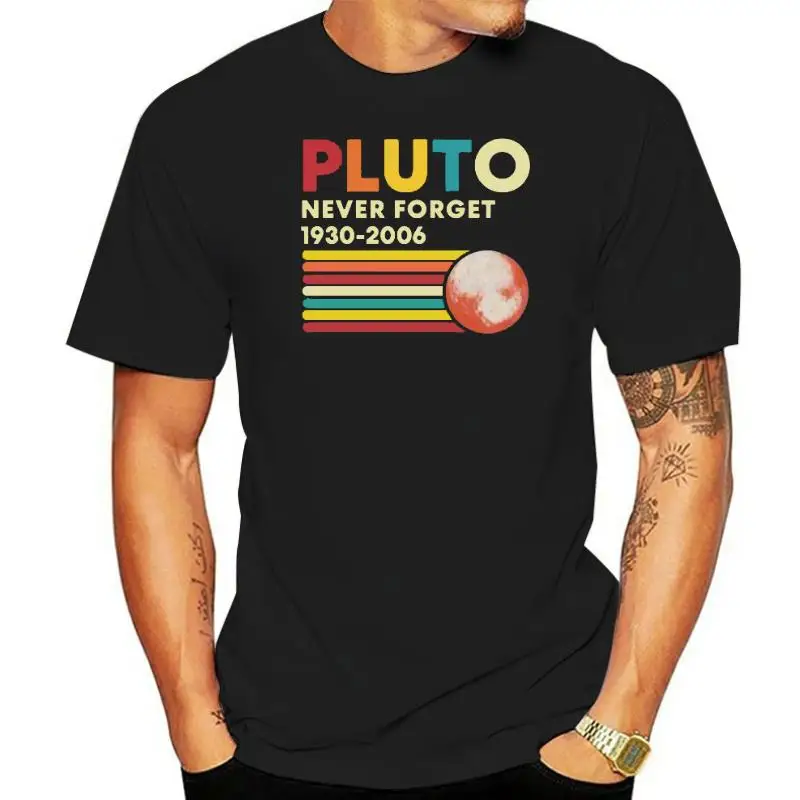 

Модная винтажная Мужская футболка Pluto Never забудьте о коллекции 1930 года, 2006, летний топ