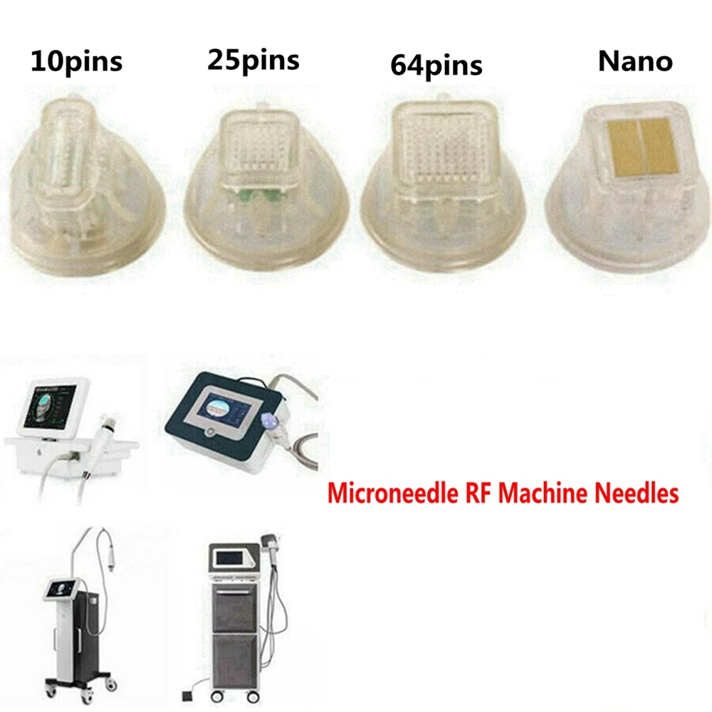 

Disposable Micro needle RF Cartridges Replacement Needle Head 10pins 25pins 64pins Nano for Fractional RF Microneedle Machine