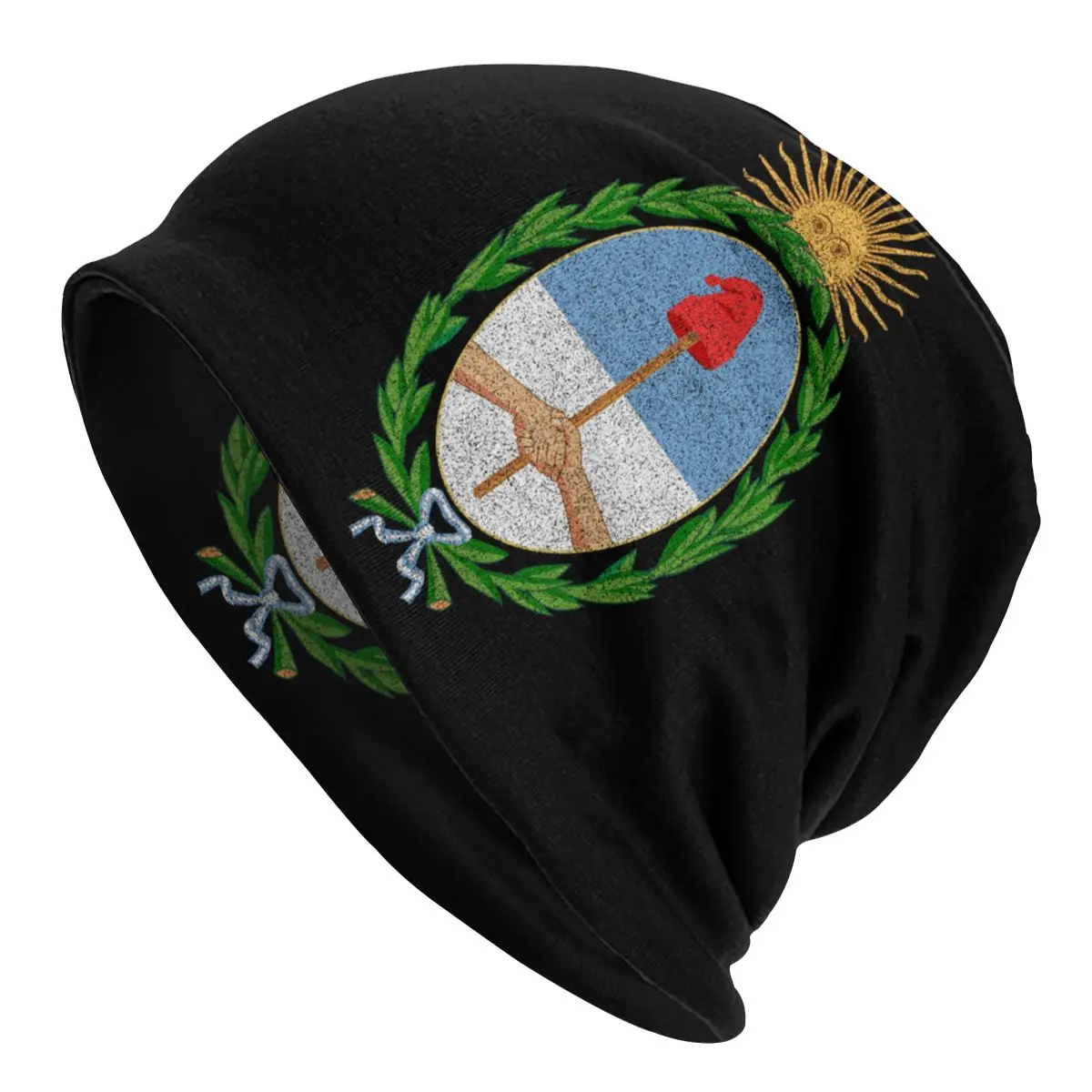 

Coat Of Arms Of Argentina Bonnet Winter Warm Knitting Hat Skullies Beanies Caps Adult Argentina Flag Beanie Hats Outdoor Ski Cap