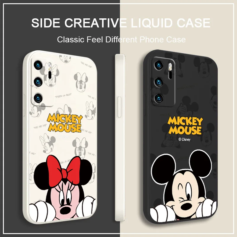 

NEW Mickey Mouse Donald Duck Phone Case For OPPO A72 A57 A54S A53S A52 A31 A16S A9 A5 A1K A12 AX7 F21 F9 A5 Liquid Rope Cover