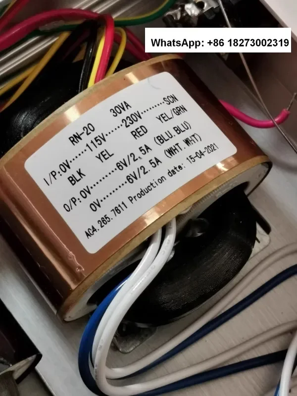 30 Вт двойной 6V2.5A4 провод с медной оболочкой R-типа трансформатор мощности