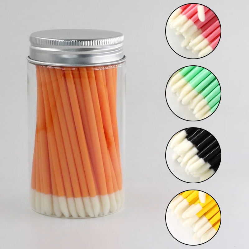 

100pcs Disposable Make Up Lip Brush Lipstick Gloss Wands Applicator Makeups Lip Brushes Portable Extension Cosmetic Beauty Tool