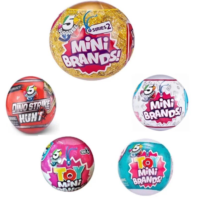 

Different 5 petal Surprise Balls Mini Brand Fun Gadgets Boys and Girls Novel Toys Mini Fake Food Toys