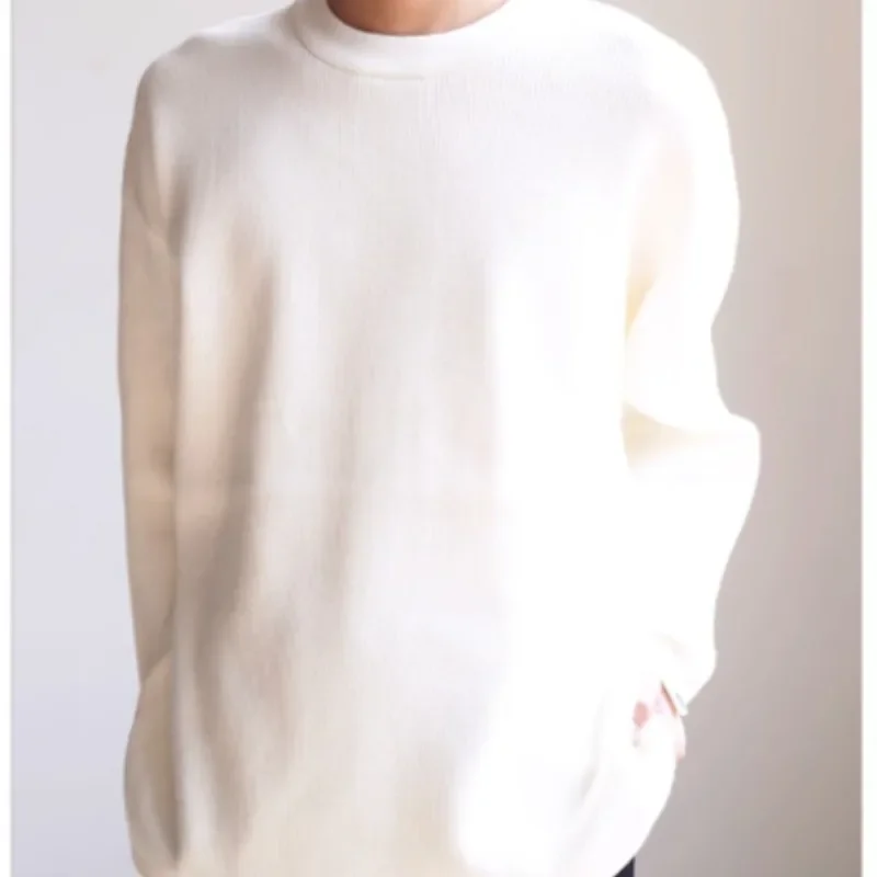 Мужской свитер в Корейском стиле трикотажная куртка с круглым вырезом Модный