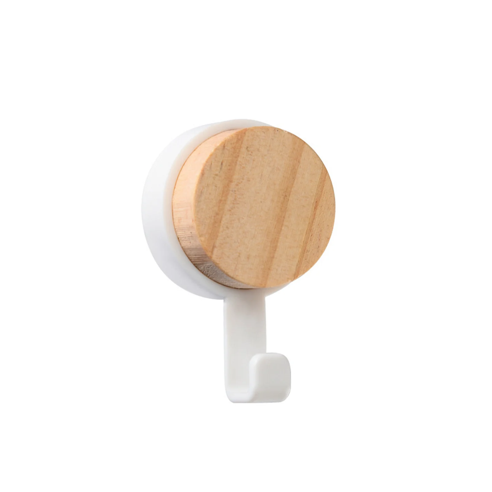 

Living Room Heavy Duty Bathroom Wall Mounted Wood Hook Space Saving Bedroom Home Decor Modern Key Holder Easy Install Punch Free