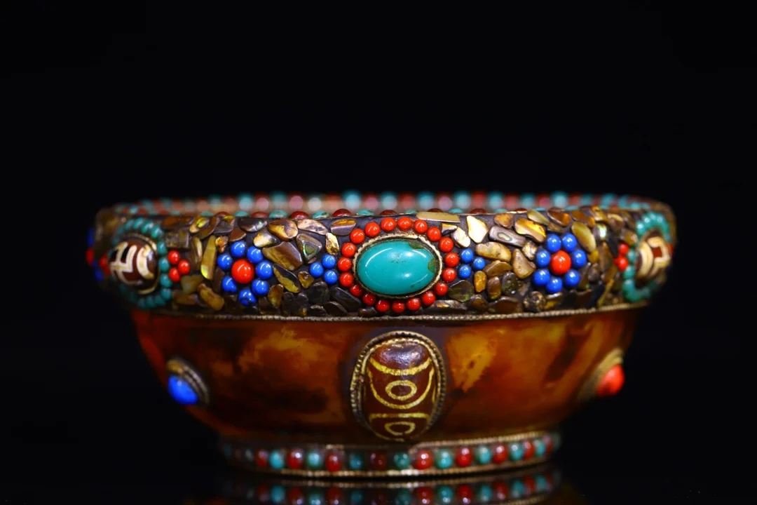 5 &quotКоллекция тибетского храма старый пчелиный воск мозаика драгоценный камень