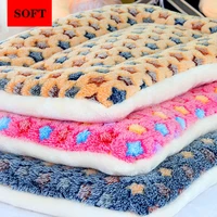 dog bed cama perro pet blanket soft thickened fleece pad bed mat for puppy dog cat sofa cushion home rug warm sleeping cover