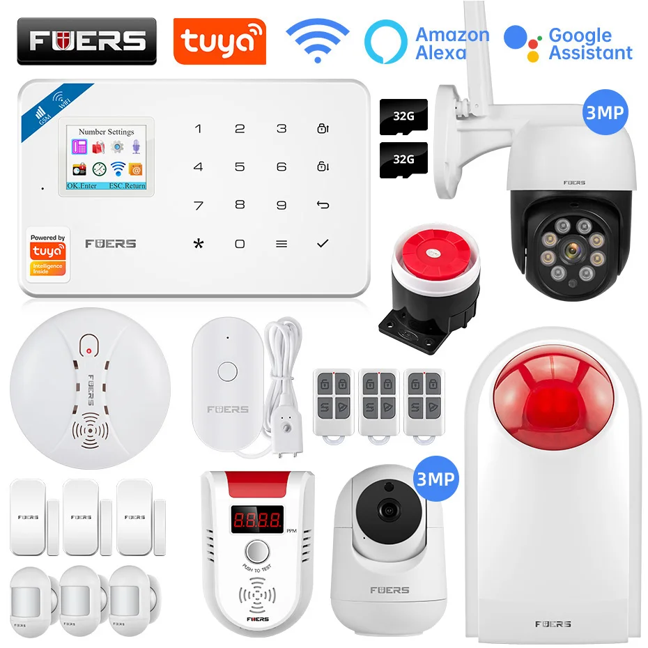 

Система сигнализации FUERS W181 с поддержкой GSM и Wi-Fi