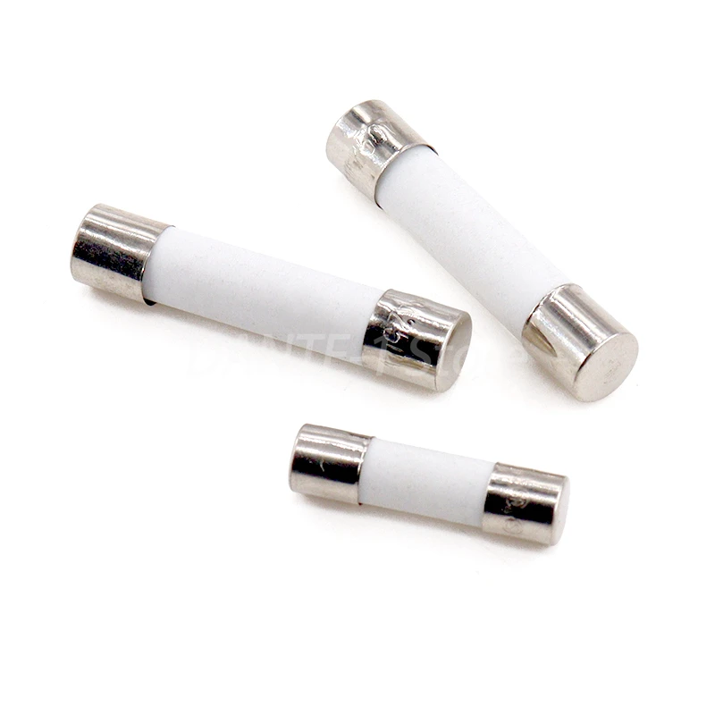 Керамическая трубка предохранителя 5x20 гнездо 6*30 мм 3/4/5/6 3/10/3 15/10/15A предохранитель