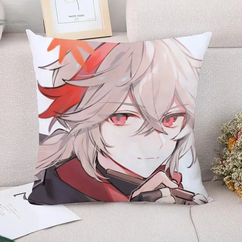 Genshin Impact Чехлы для подушек кровати Декоративные наволочки Декор 40x40 Диванные