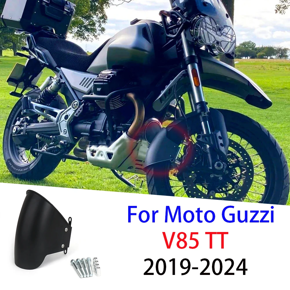 Для Moto Guzzi V85 TT V85TT V 85 2019-2024 мотоцикла новый передний брызговик черные аксессуары