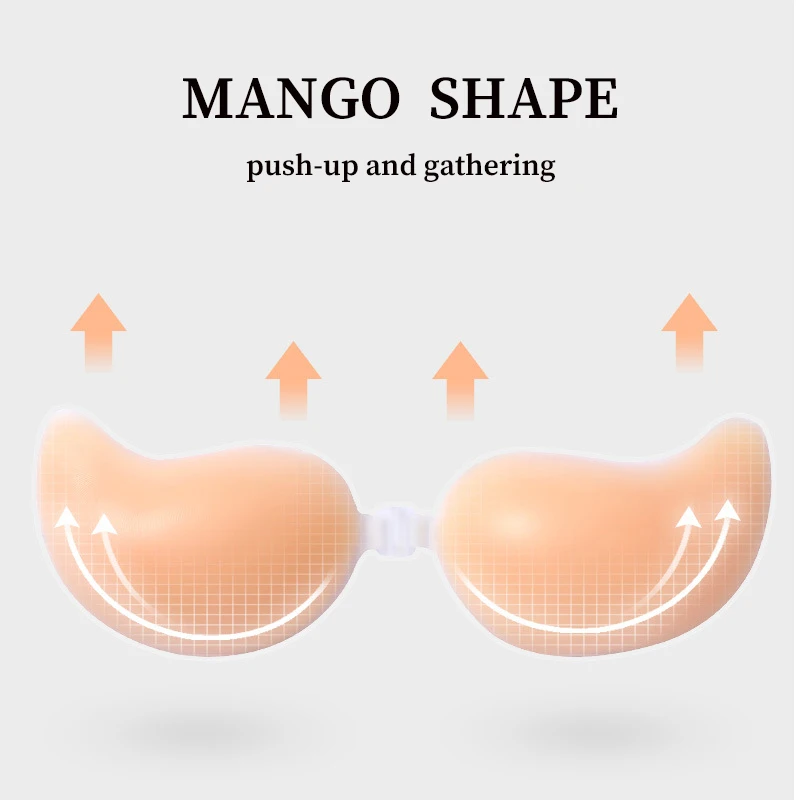 Силиконовая накладка на соски наклейки грудь пуш-ап невидимый липкий