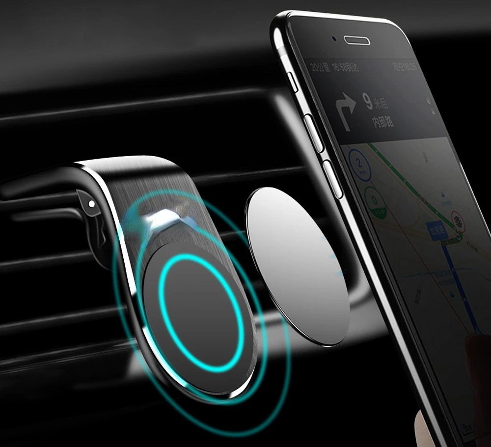 

Car Phone Holder Air Vent Clip Mount Magnet Stand for iPhone 11 12 13 mini Mobile Support