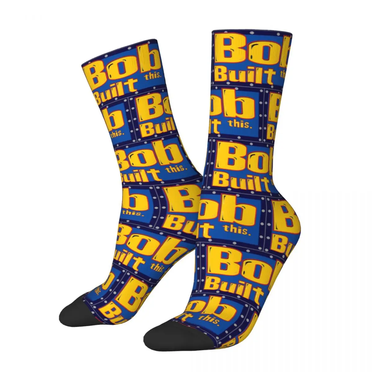 

Bob The Builder Accessories Socks Non-slip Sport Long Socks Soft for Men's Gifts
